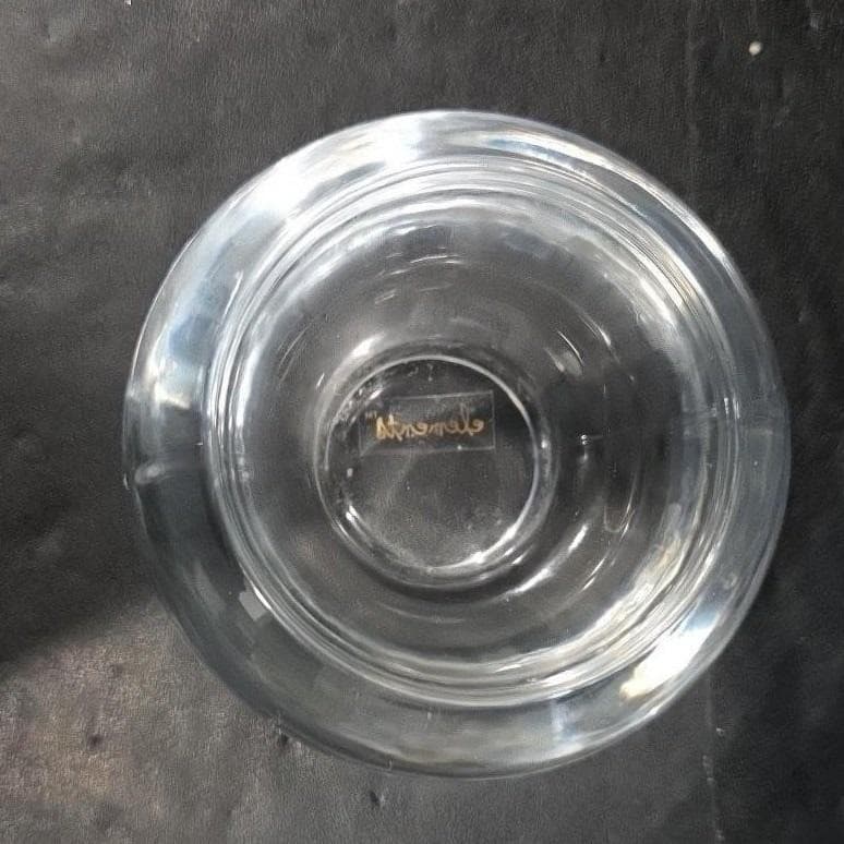 Elements Art Glass Donut Candle Votive, Crystal Clear Bowl, Replacement Decor - Thumbnail 5