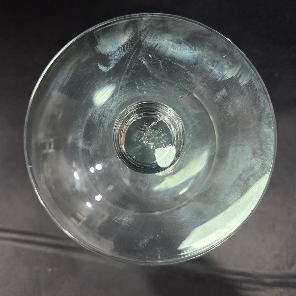Princess House Heritage Punch Bowl, Etched Floral Crystal, Vintage Serveware - Thumbnail 8