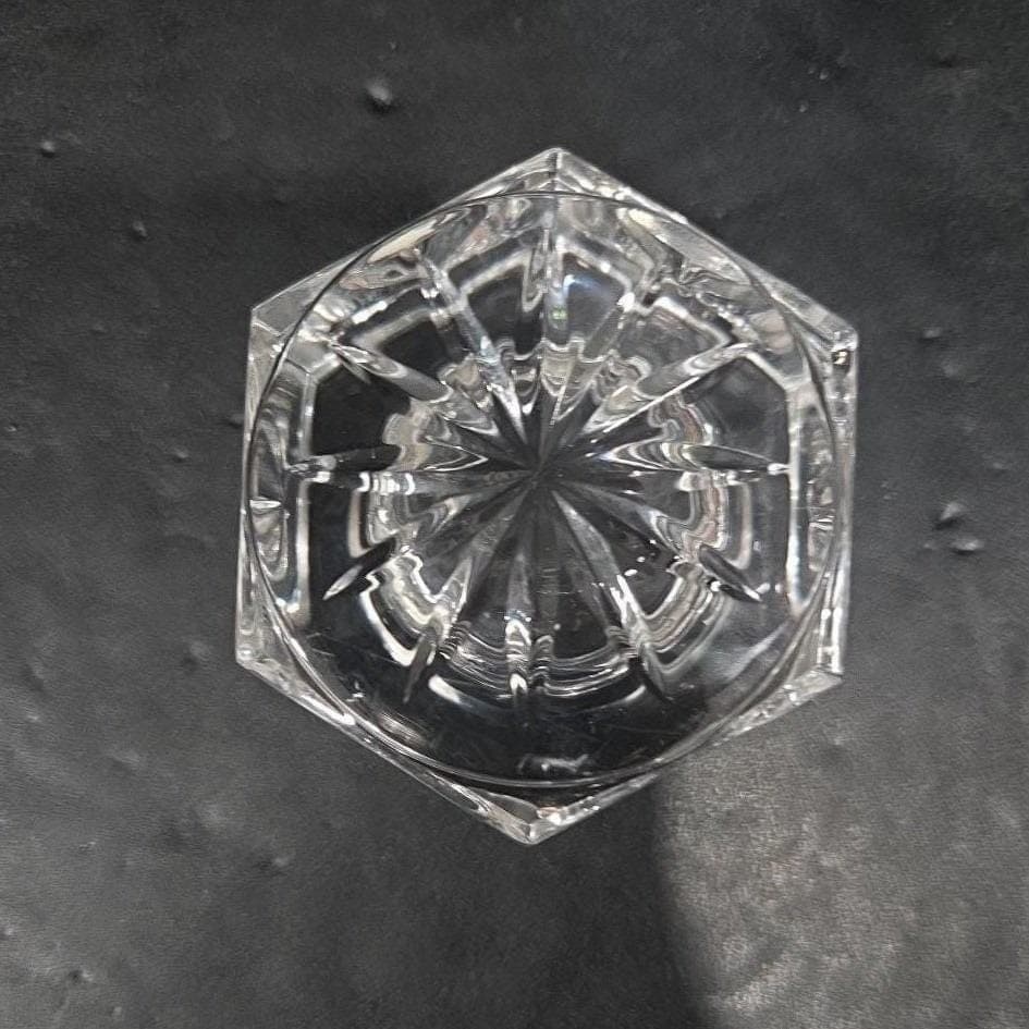 Hexagonal Glass Tealight Candle Holder, Heavyweight Votive, Replacement Decor - Thumbnail 5