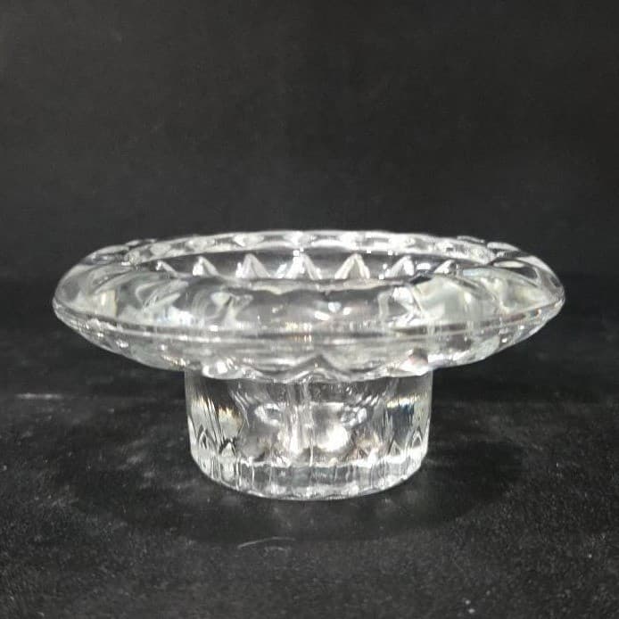 KIG Vintage Heavy Glass Votive Candle Holder, Taper Candle Holder, Home Decor - Thumbnail 8