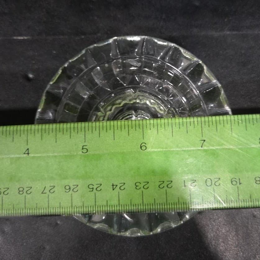 KIG Vintage Heavy Glass Votive Candle Holder, Taper Candle Holder, Home Decor - Thumbnail 5