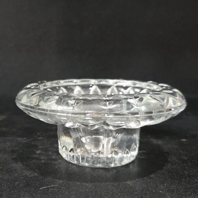 KIG Vintage Heavy Glass Votive Candle Holder, Taper Candle Holder, Home Decor - Thumbnail 10
