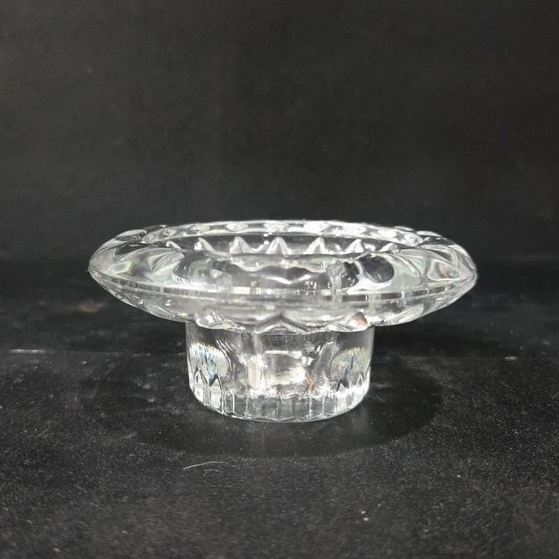 KIG Vintage Heavy Glass Votive Candle Holder, Taper Candle Holder, Home Decor - Thumbnail 9