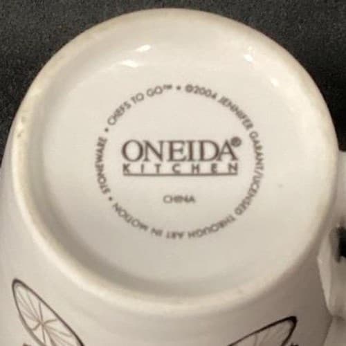 Oneida Chefs to Go Coffee Cups, Set of 4, Jennifer Garant Replacement Drinkware - Thumbnail 10