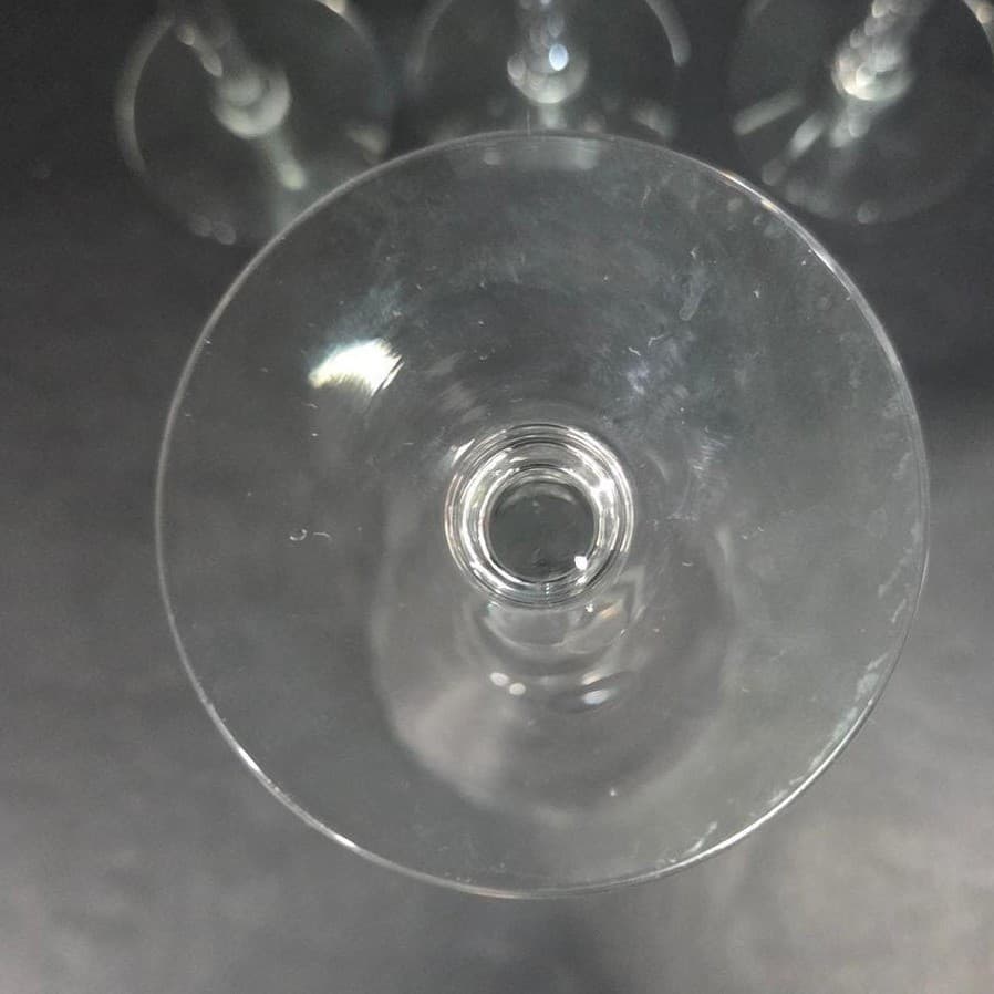Princess House Heritage Tulip Wine Glasses, Set of 4, Etched Floral Stemware - Thumbnail 8
