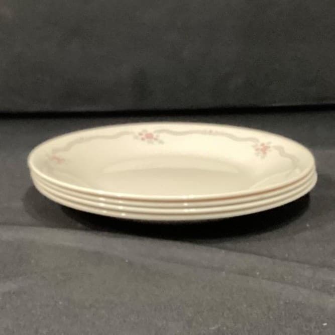 Corelle English Breakfast Bread & Butter Plates, Set of 4, Vtg Vitrelle Dishes - Thumbnail 7