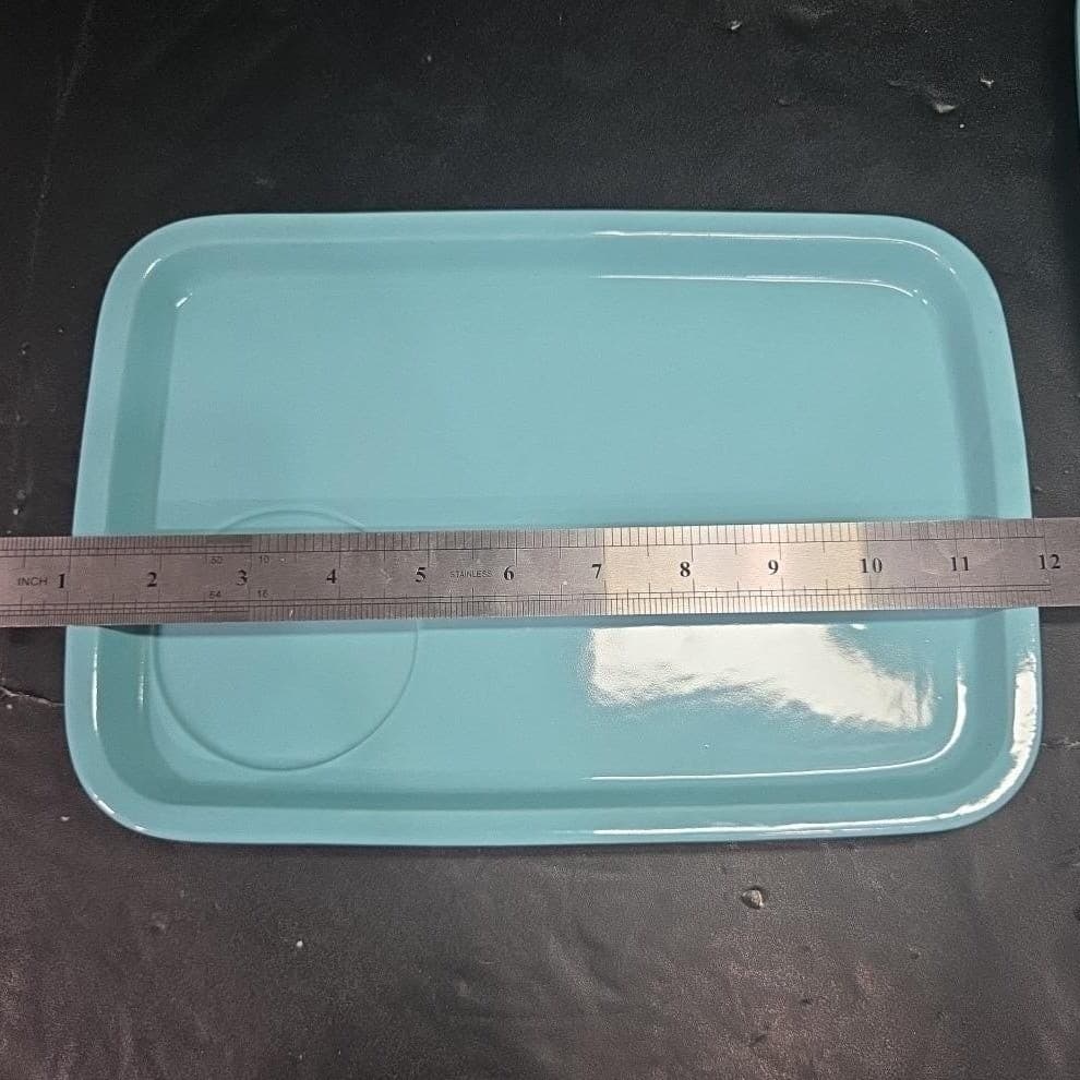 Hall Teal Blue Sandwich Plate & Soup Cup, Set Of 2, Vintage Retro Tableware - Thumbnail 11