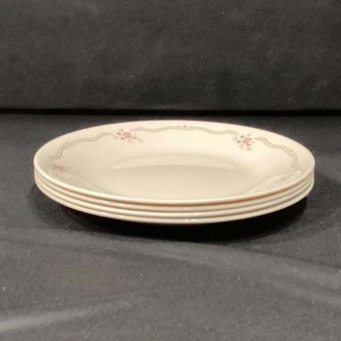 Corelle English Breakfast Bread & Butter Plates, Set of 4, Vtg Vitrelle Dishes - Thumbnail 10