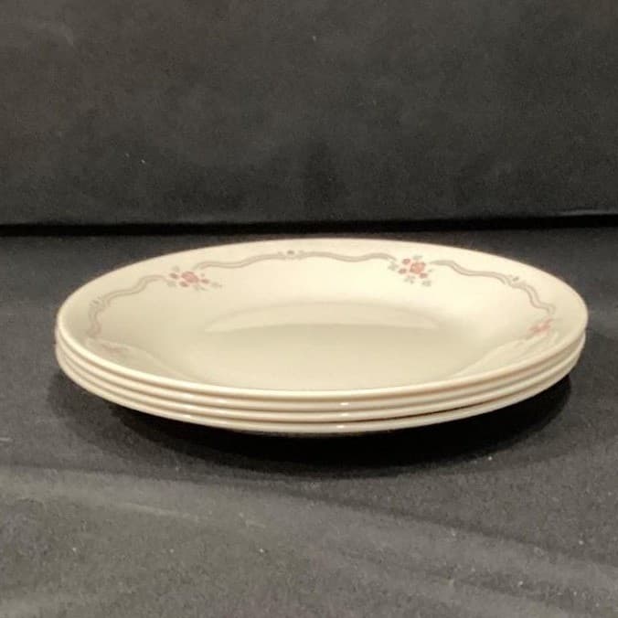 Corelle English Breakfast Bread & Butter Plates, Set of 4, Vtg Vitrelle Dishes - Thumbnail 8