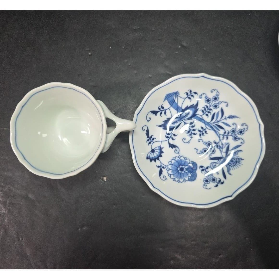 Blue Danube Japan Tea Cups & Saucers, Set of 4, Rectangle Backstamp, Tableware - Thumbnail 6