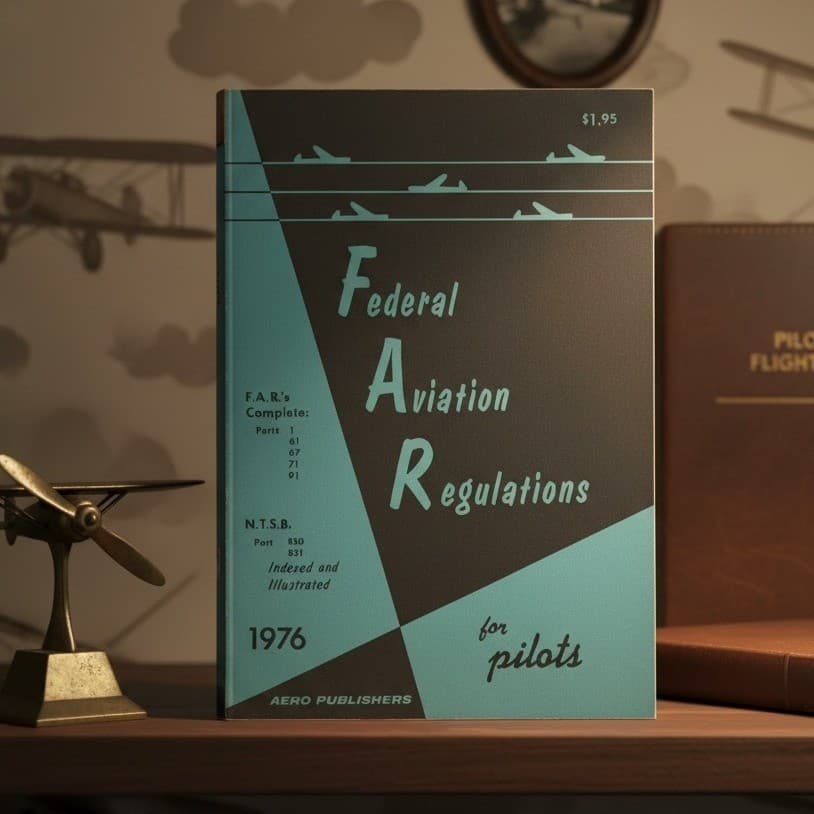 1976 Federal Aviation Regulations for Pilots Aero Publishers FAR NTSB Manual