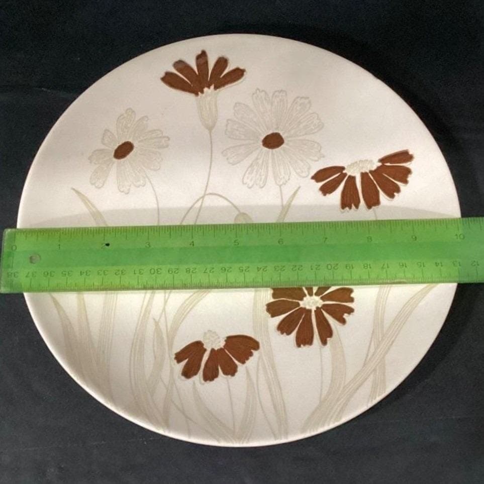 Royal China Cavalier Ironstone "Can Can" Dinner Plates, Set of 3, MCM Stoneware - Thumbnail 2