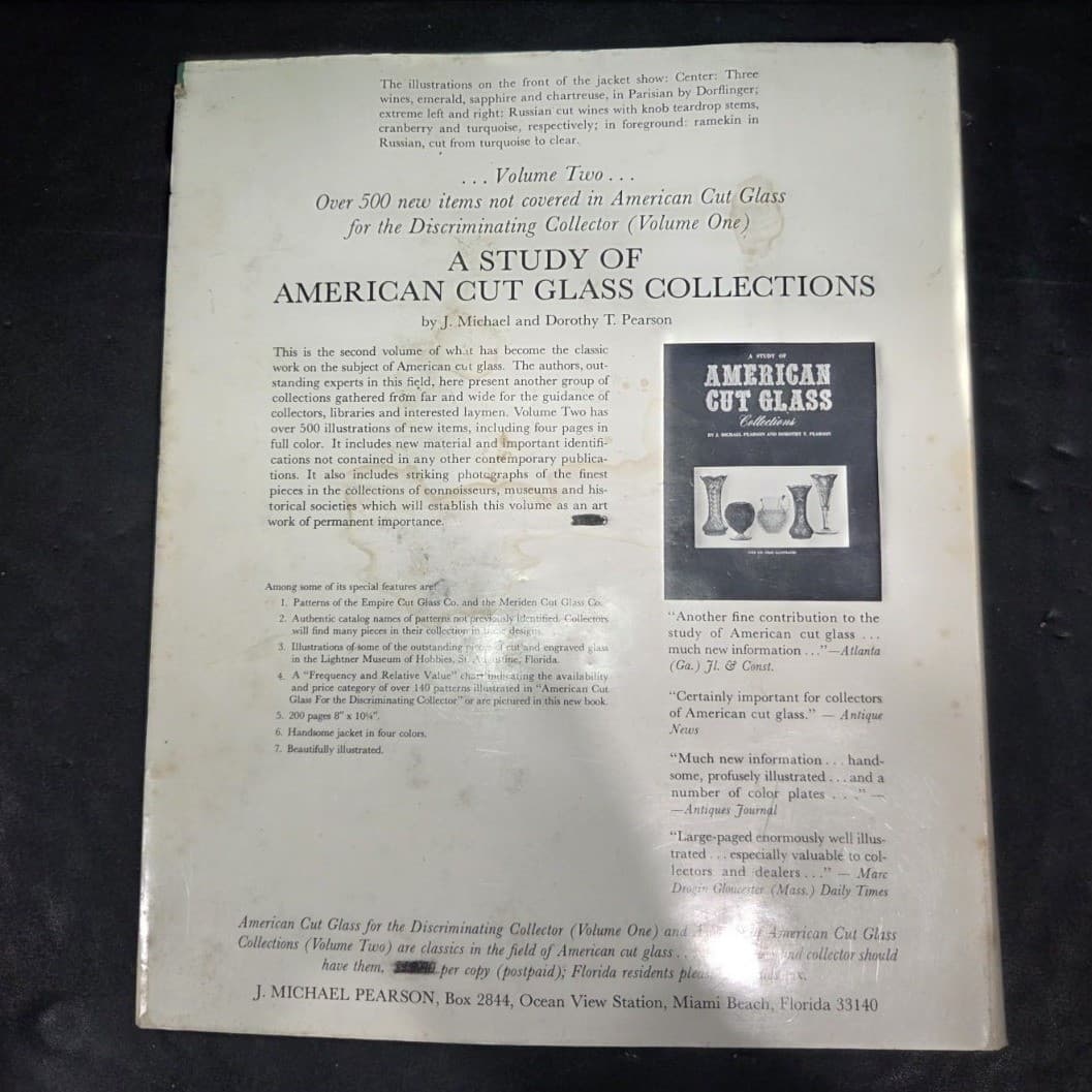 Signed American Cut Glass for the Discriminating Collector Pearson 3rd Edition - Thumbnail 8