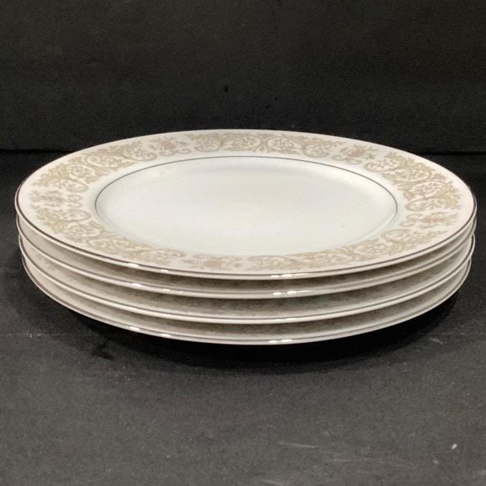 Regal Diamond China Citrus Dinner Plates, Set of 4, Multicolor Floral Tableware - Thumbnail 10