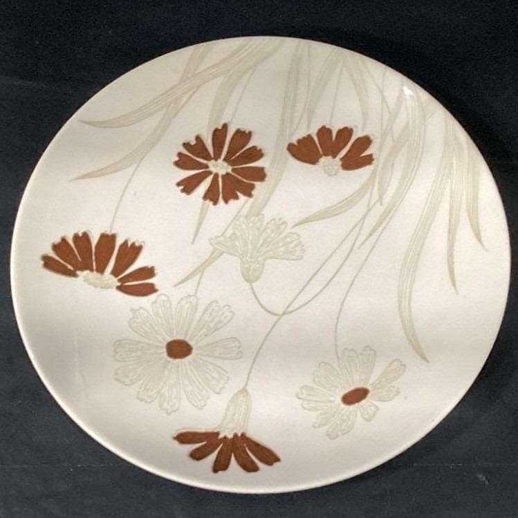 Royal China Cavalier Ironstone "Can Can" Dinner Plates, Set of 3, MCM Stoneware - Thumbnail 6