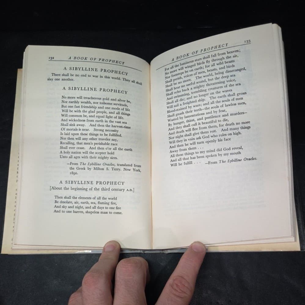 A Book of Prophecy John Cournos Bell Publishing Hardcover Occult Nostradamus - Thumbnail 6