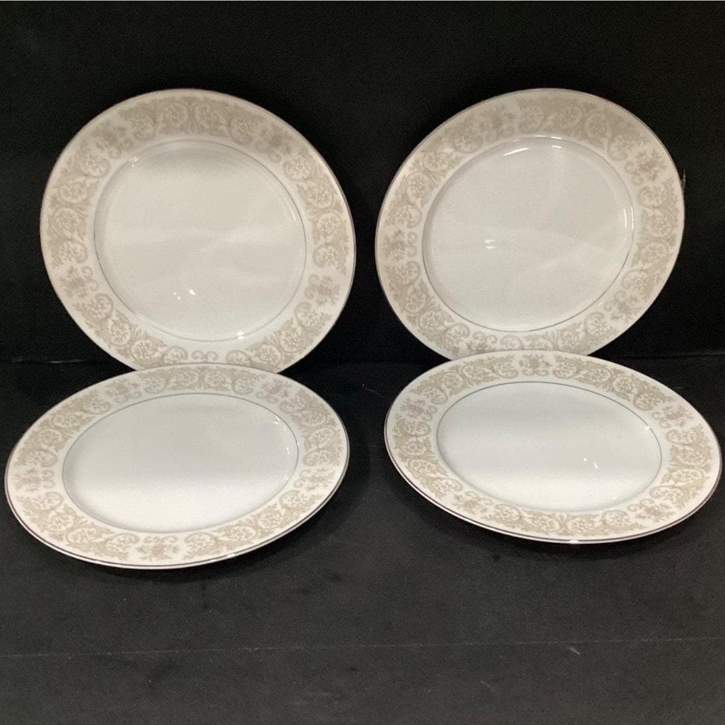 Regal Diamond China Citrus Dinner Plates, Set of 4, Multicolor Floral Tableware - Thumbnail 6