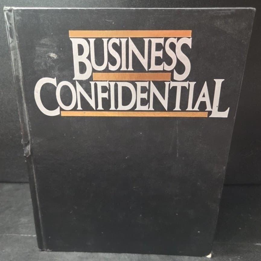 Business Confidential Boardroom Books 1985 Hardcover Management Strategy Guide - Thumbnail 2