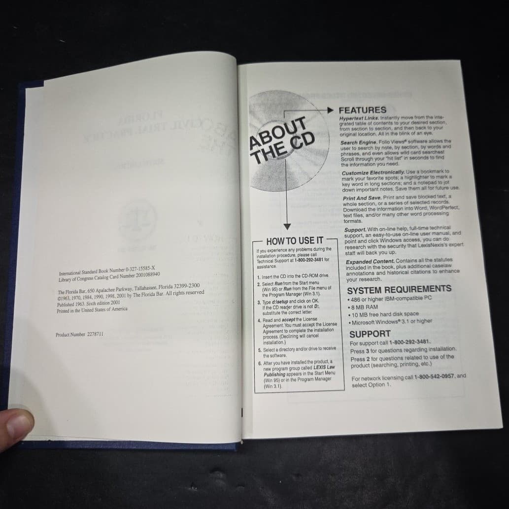 Florida Civil Trial Practice Sixth Edition The Florida Bar LexisNexis Hardcover - Thumbnail 5