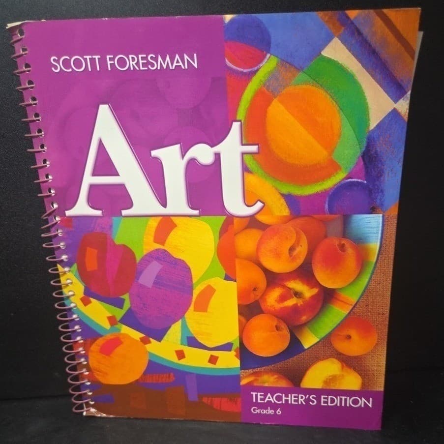Scott Foresman Art Teacher Edition Grade 6 Spiral Bound Pearson 0328080454 - Thumbnail 2