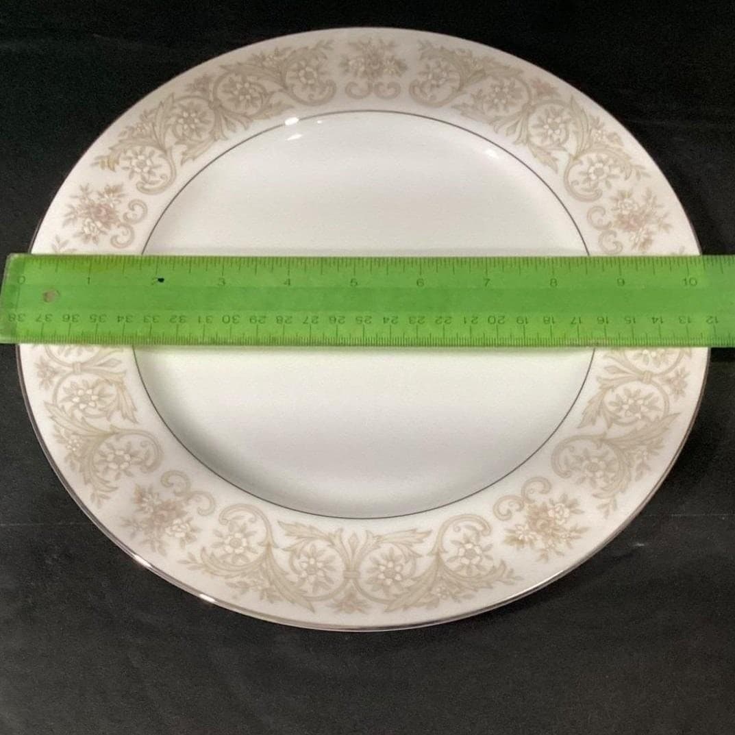 Regal Diamond China Citrus Dinner Plates, Set of 4, Multicolor Floral Tableware - Thumbnail 2