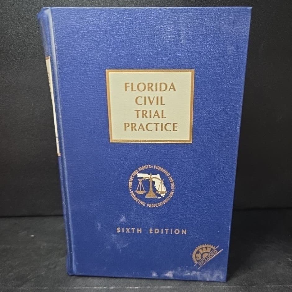 Florida Civil Trial Practice Sixth Edition The Florida Bar LexisNexis Hardcover - Thumbnail 2