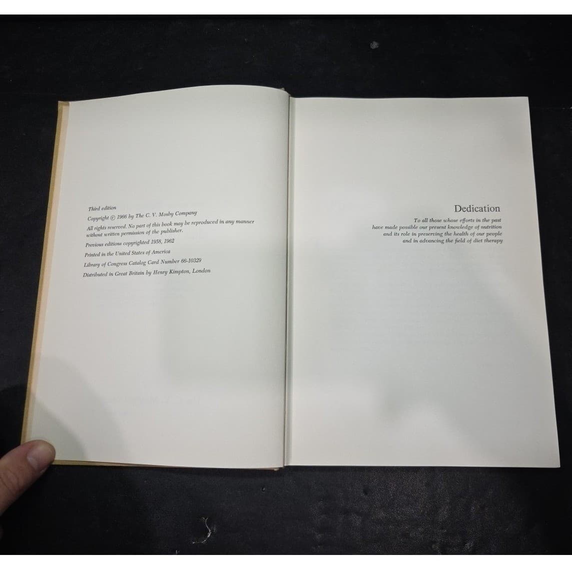 Basic Nutrition and Diet Therapy for Nurses Lillian Mowry 1966 3rd Ed Hardcover - Thumbnail 5