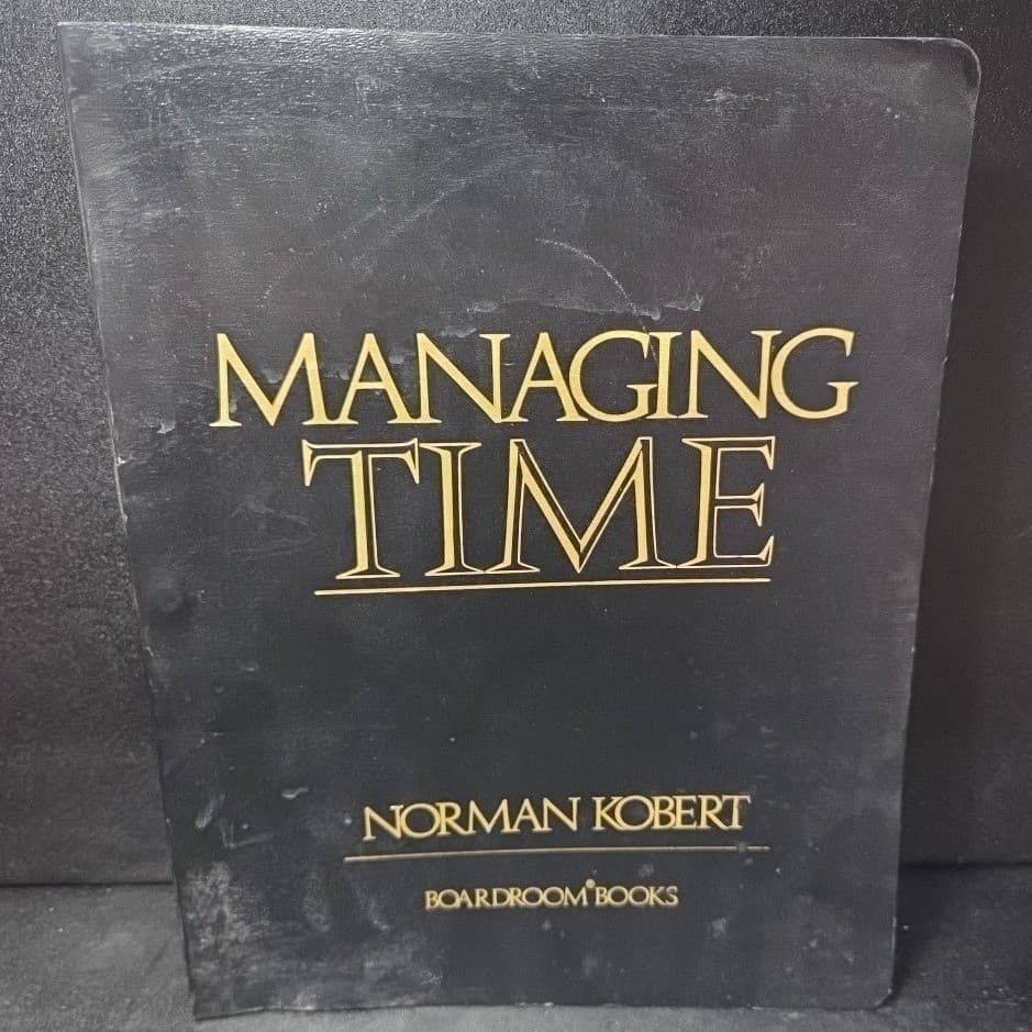 Managing Time Norman Kobert Boardroom Books 1980 Vtg Business Management Guide - Thumbnail 2