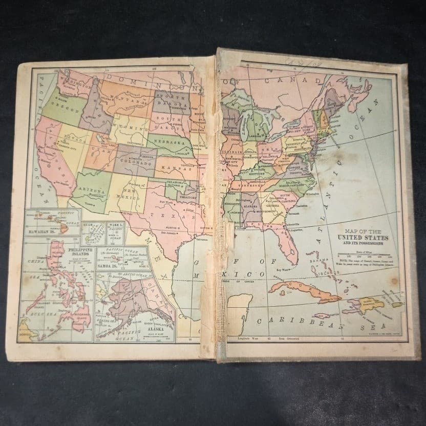 1904 An Elementary History of the United States Allen C Thomas DC Heath Antique - Thumbnail 7