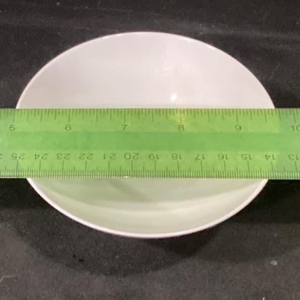 Pier 1 Imports Floral Porcelain Rice Bowls, Set of 2, Vintage Footed Asian-Style - Thumbnail 2