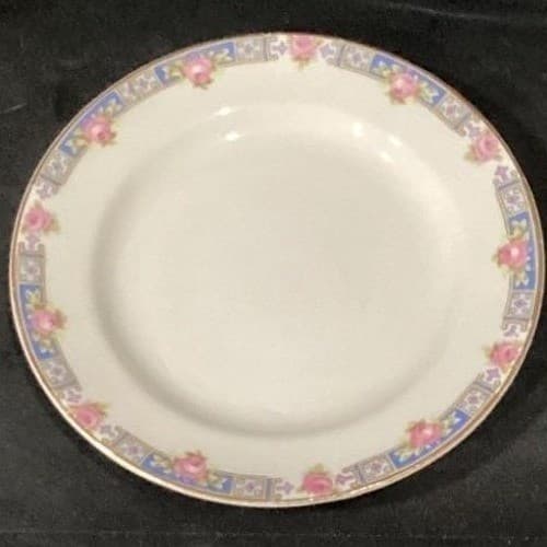 Carrollton H Dessert Plates, Set of 4, Vintage Queen Anne Floral Bone China - Thumbnail 5