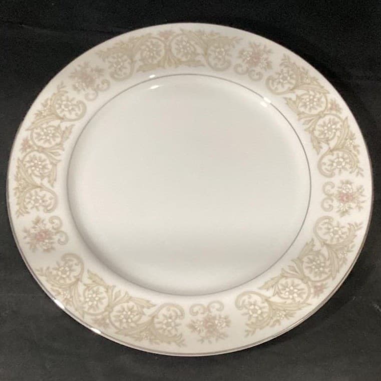 Regal Diamond China Citrus Dinner Plates, Set of 2, Vintage Ceramic Tableware - Thumbnail 5