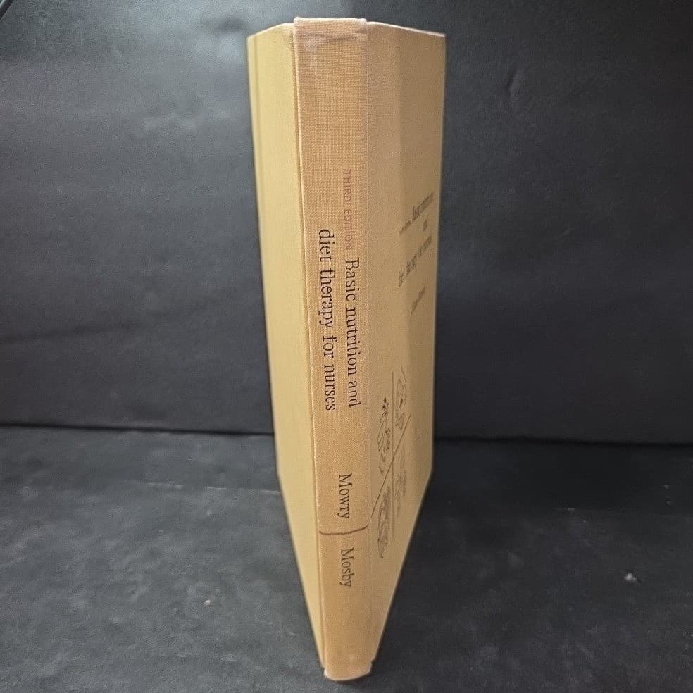 Basic Nutrition and Diet Therapy for Nurses Lillian Mowry 1966 3rd Ed Hardcover - Thumbnail 9