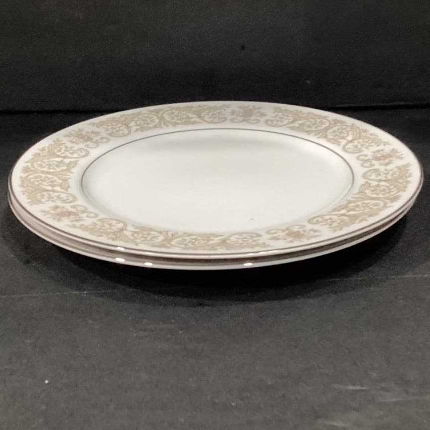 Regal Diamond China Citrus Dinner Plates, Set of 2, Vintage Ceramic Tableware - Thumbnail 10