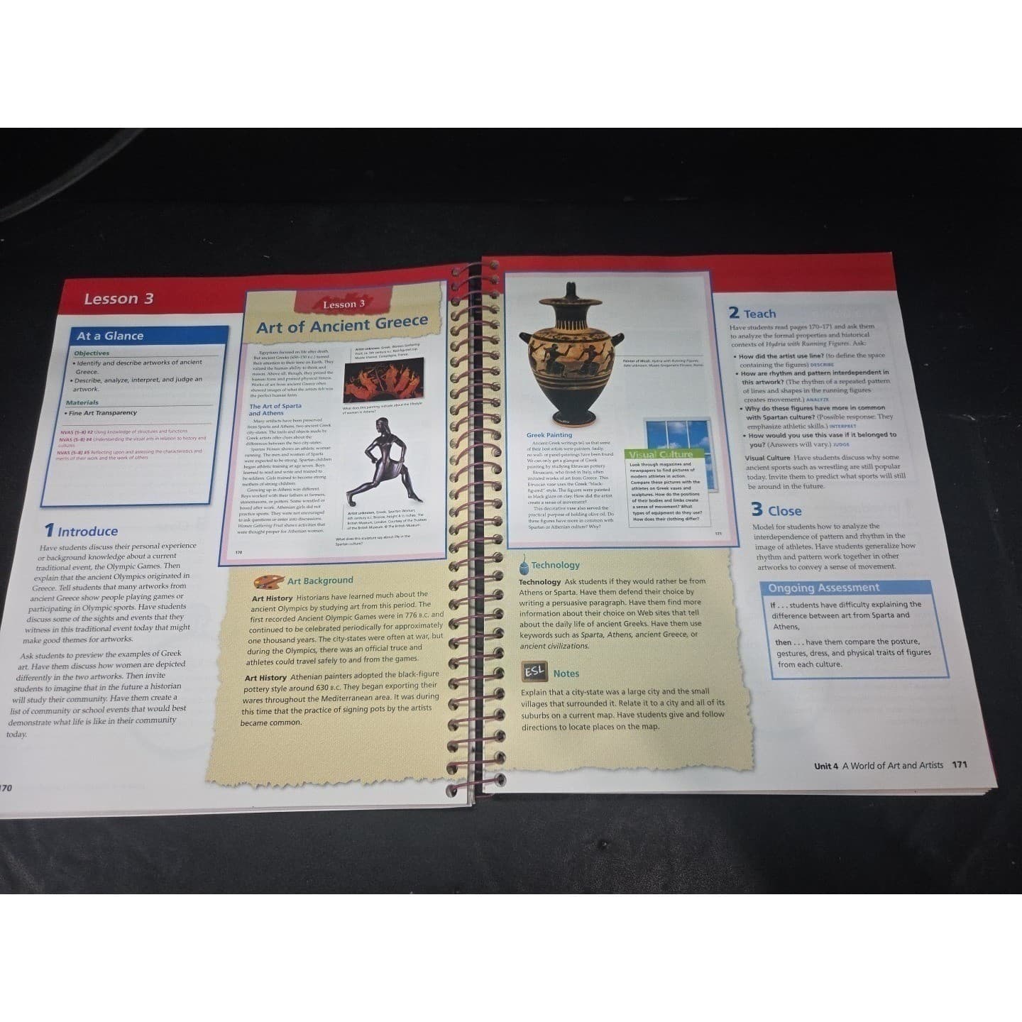 Scott Foresman Art Teacher Edition Grade 6 Spiral Bound Pearson 0328080454 - Thumbnail 5