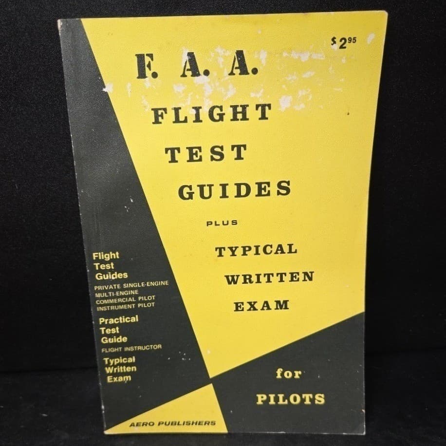 FAA Flight Test Guides Typical Written Exam for Pilots 1976 Aero Publishers - Thumbnail 2