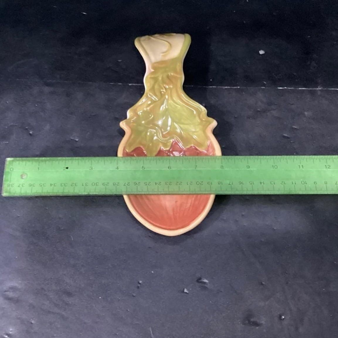 Cracker Barrel Harvest Spoon Rest, Autumn Ceramic Holder, Seasonal Tableware - Thumbnail 7