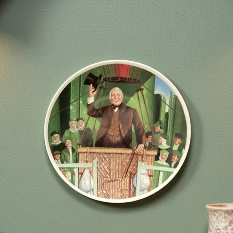 Knowles Wonderful Wizard of Oz Mayor Decorative Plate, Norman Rockwell-Style