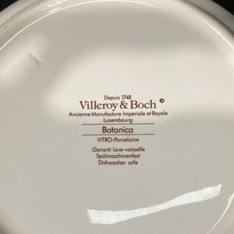 Villeroy & Boch Botanica Covered Vegetable Dish, Vintage Malva Silvestris Design - Thumbnail 7