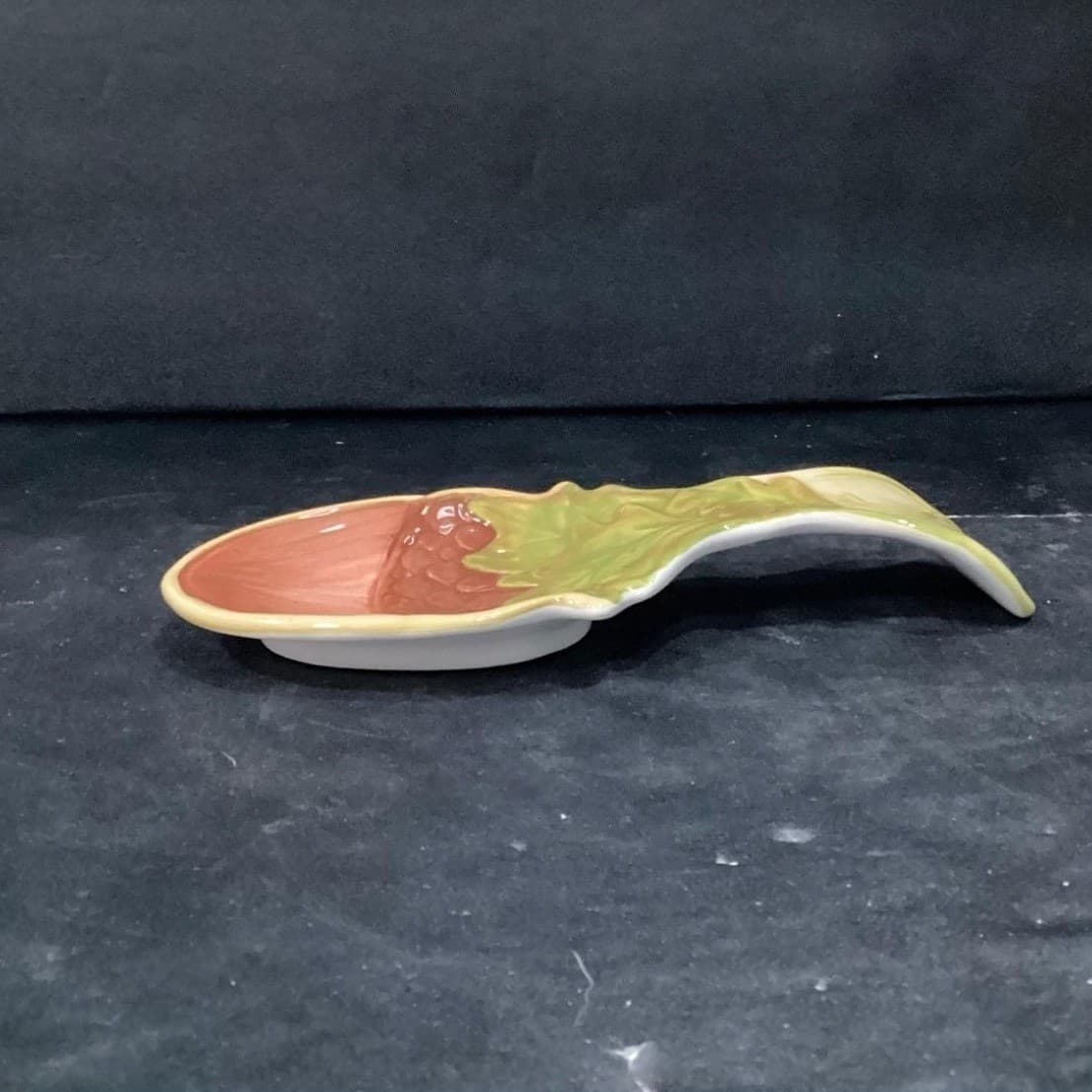 Cracker Barrel Harvest Spoon Rest, Autumn Ceramic Holder, Seasonal Tableware - Thumbnail 10