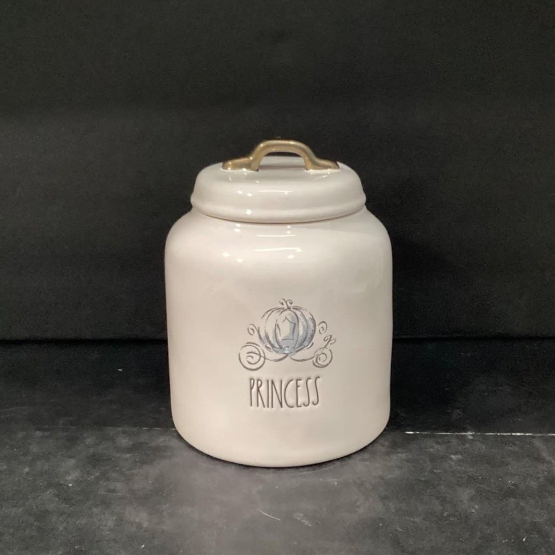 Rae Dunn Disney "Princess" Large Canister, Artisan Collection Container Storage - Thumbnail 2