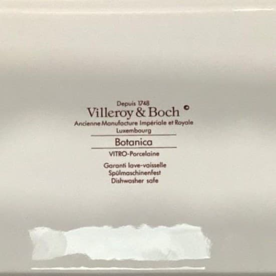 Villeroy & Boch Botanica Rectangular Sandwich Tray, Vintage Viola Odorata Design - Thumbnail 5