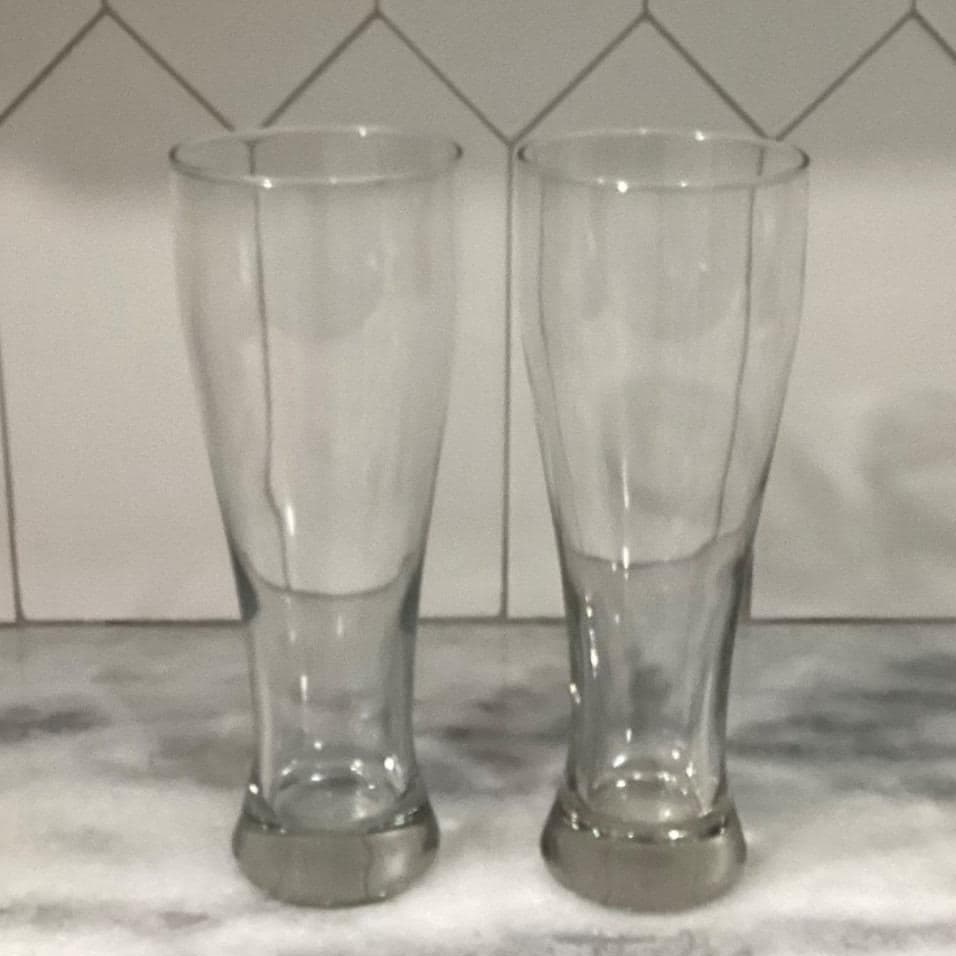 Anchor Hocking 23oz Beer Glasses, Set of 2, Clear Pilsner Barware, Drinkware - Thumbnail 10