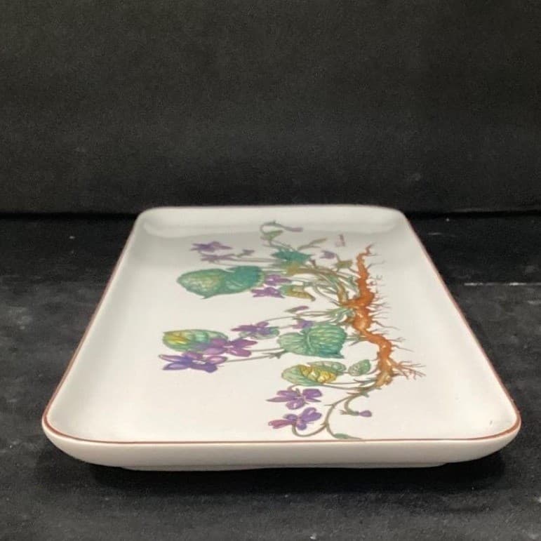 Villeroy & Boch Botanica Rectangular Sandwich Tray, Vintage Viola Odorata Design - Thumbnail 10