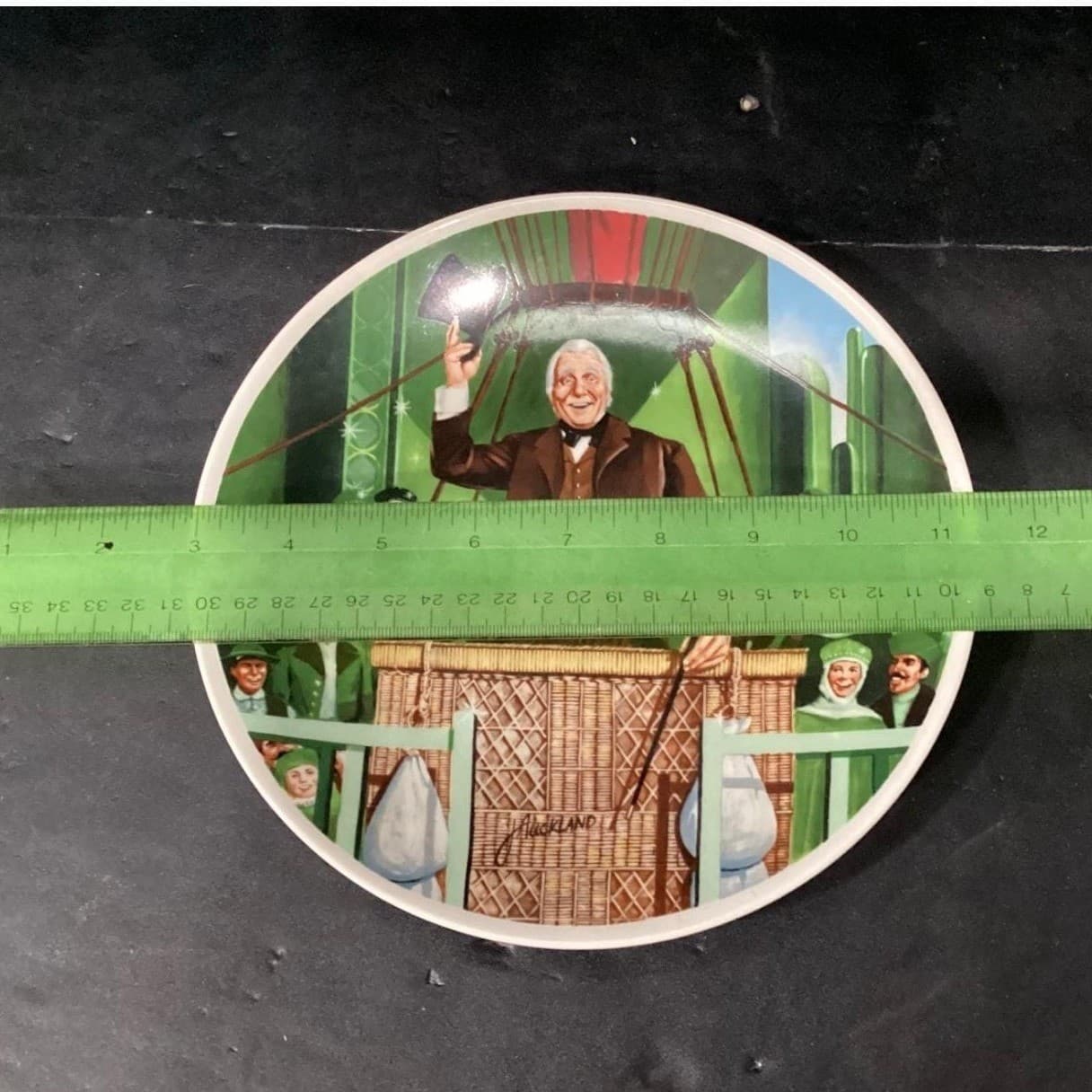 Knowles Wonderful Wizard of Oz Mayor Decorative Plate, Norman Rockwell-Style - Thumbnail 6