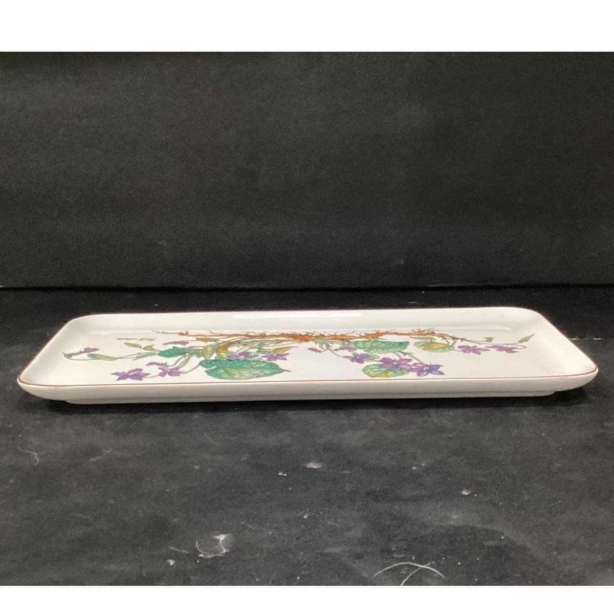 Villeroy & Boch Botanica Rectangular Sandwich Tray, Vintage Viola Odorata Design - Thumbnail 11