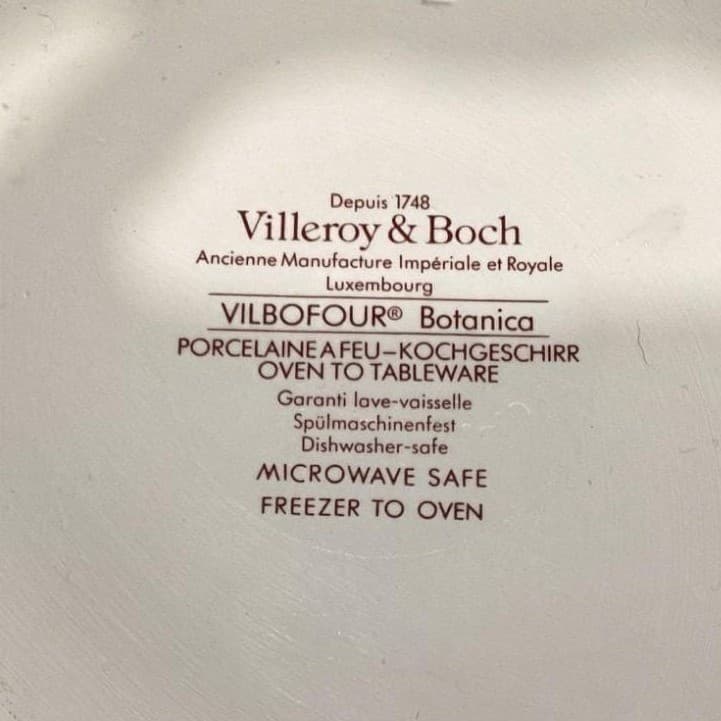 Villeroy & Boch Botanica Casserole Dish, Vintage Anthyllis Vulneraria Design - Thumbnail 6