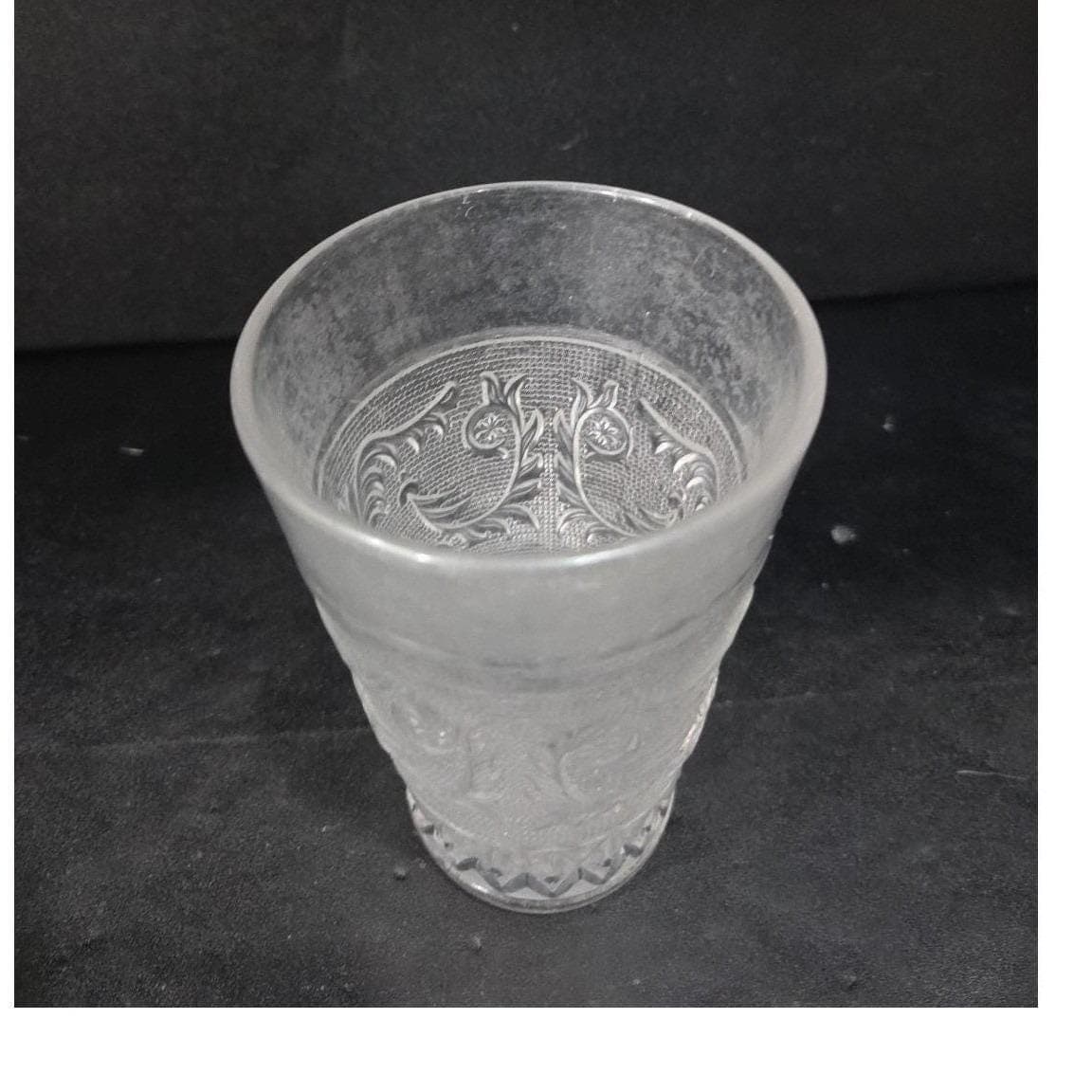Duncan & Miller Sandwich Clear Tumbler, Vintage Flat Iced Tea Glass, Replacement - Thumbnail 6