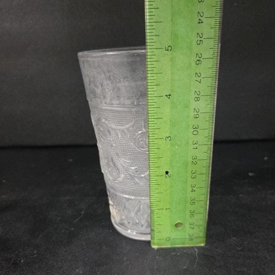 Duncan & Miller Sandwich Clear Tumbler, Vintage Flat Iced Tea Glass, Replacement - Thumbnail 2
