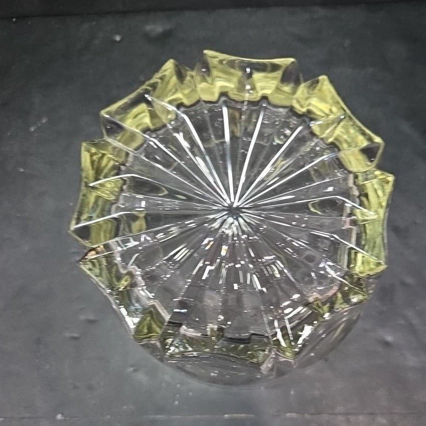 Princess House Heritage Crystal Ice Bucket, Etched Floral Serving Bowl, Barware - Thumbnail 8
